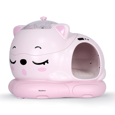 WooHuloo Pro Otomatik Kedi Tuvaleti Barbie Pink - Thumbnail